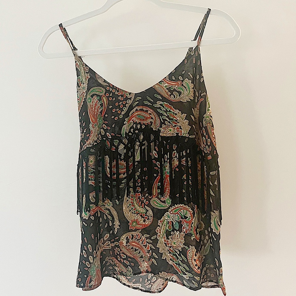 Cutest boho fringe top!